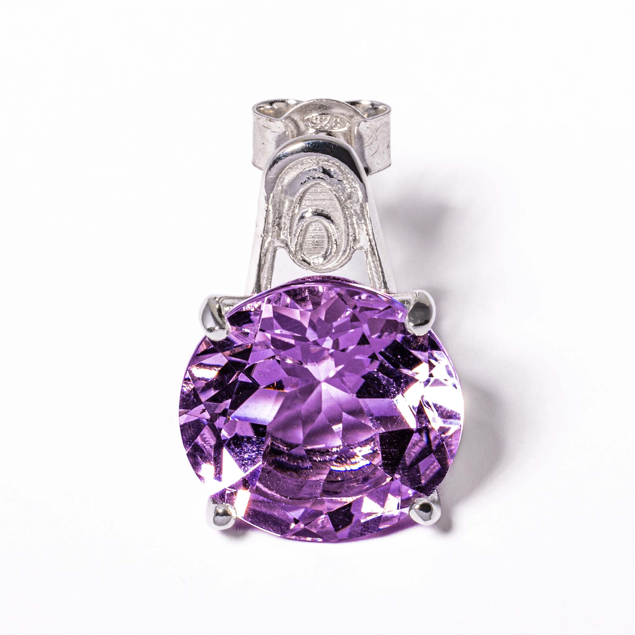 Iris Solitär-Ohrringe mit natürlichem Quarz